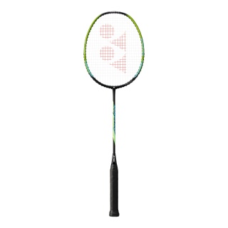 Yonex Badmintonschläger Nanoflare 001 Clear (grifflastig, flexibel) schwarz/grün - besaitet -